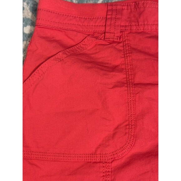 NWT SJB Red Bermuda Short Sz 6 Mid Rise Cotton Spandex 11" Inseam Women - Picture 7 of 9